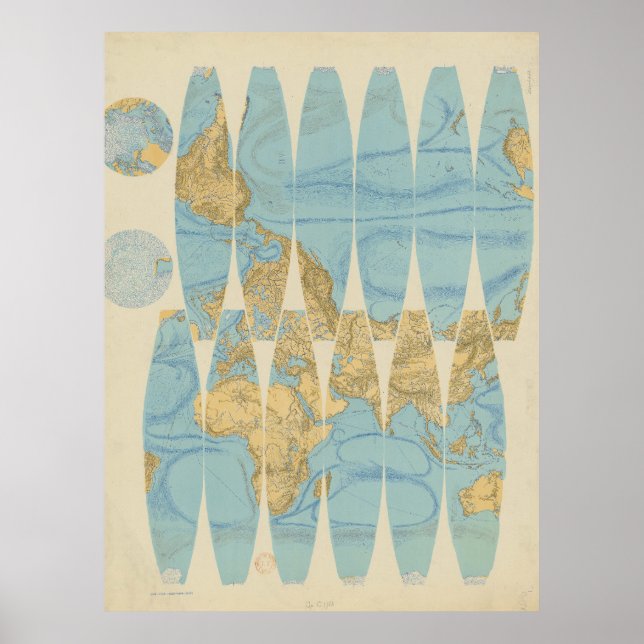 Deonstructed Earth Globe (1892) Poster (Framsidan)