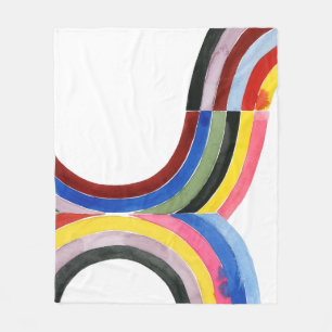 Deonstructed Rainbow - Lodrät Fleecefilt