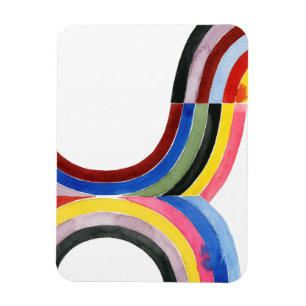 Deonstructed Rainbow - Lodrät Magnet