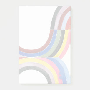 Deonstructed Rainbow - Lodrät Post-it Block