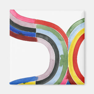 Deonstructed Rainbow - Vågrät Magnet