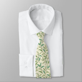 Deorative Tea Lövs Mönster - Neck Tie Slips
