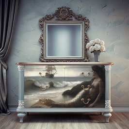 Deoupage för Sjöjungfru av färd i farväl