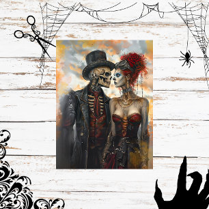 Deoupage Skeleton par Steampunk Scrapbook Pape