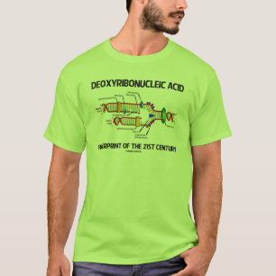 Deoxyribonucleic syra identifierar med t shirt