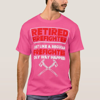 Departementet Fireman Emerge, pensionerat brandslä T Shirt