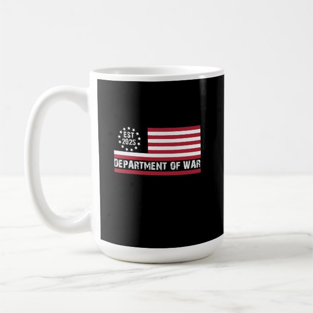 Departementet Krig, inrättat 2025 Kaffemugg (Vänster)