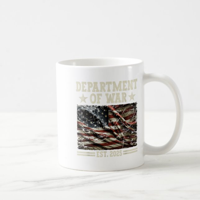 Departementet Krig Usa Camouflage Flagga O Kaffemugg (Höger)