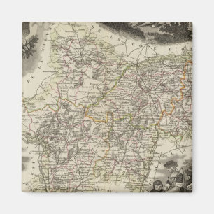 Departementet Saone et Loire Magnet