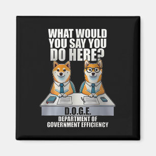 Department of Government Efficiency D.o.g.e Doge Magnet