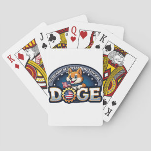 Department of Government Efficiency Doge Hund Casinokort