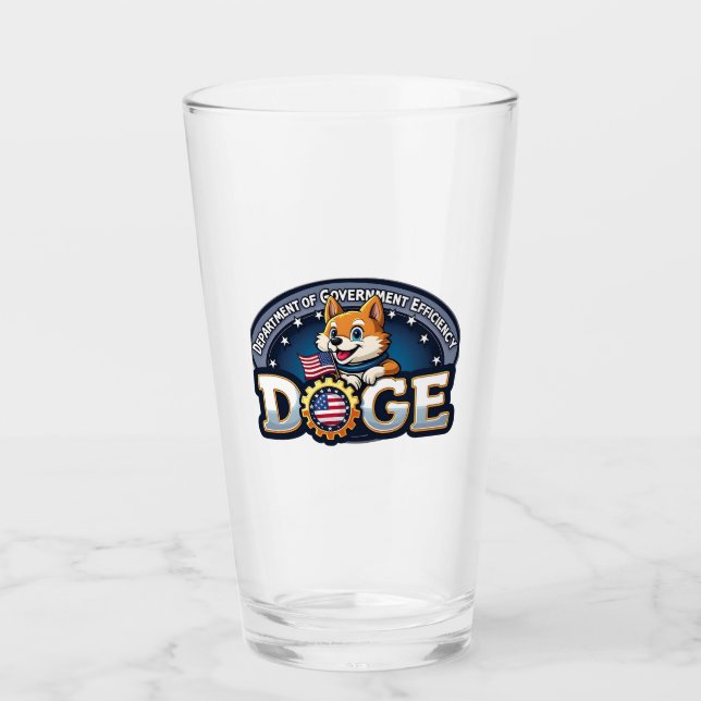 Department of Government Efficiency Doge Hund Glaskopp (Framsida)