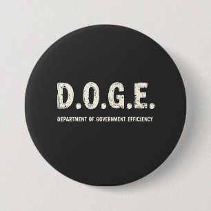 Department of Government Efficiency Doge Hund Knapp