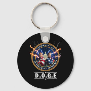 Department of Government Efficiency Doge Trump 47t Nyckelring