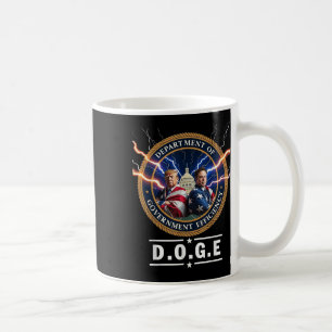 Department of Government Efficiency Doge Trump Kaffemugg