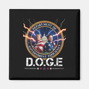 Department of Government Efficiency Doge Trump Magnet