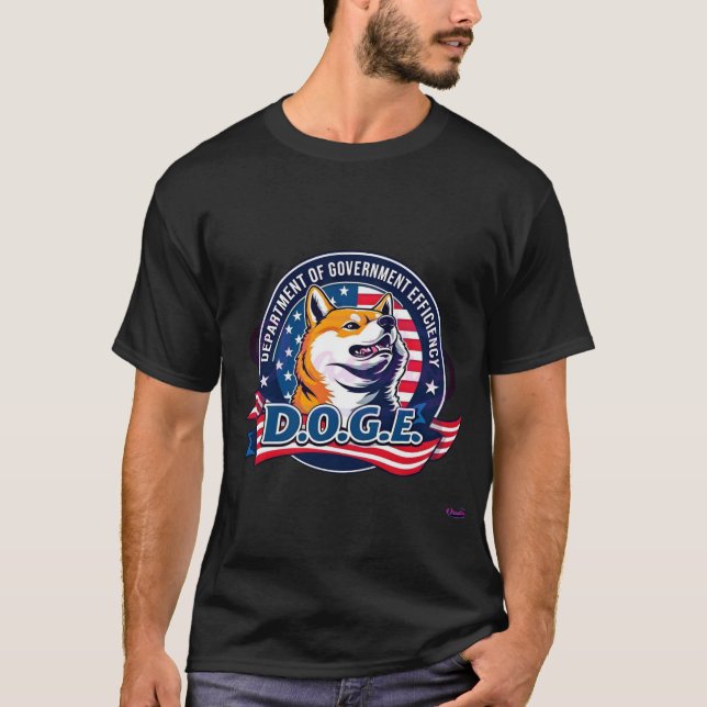 Department of Government Efficiency T-Shirt (Framsida)