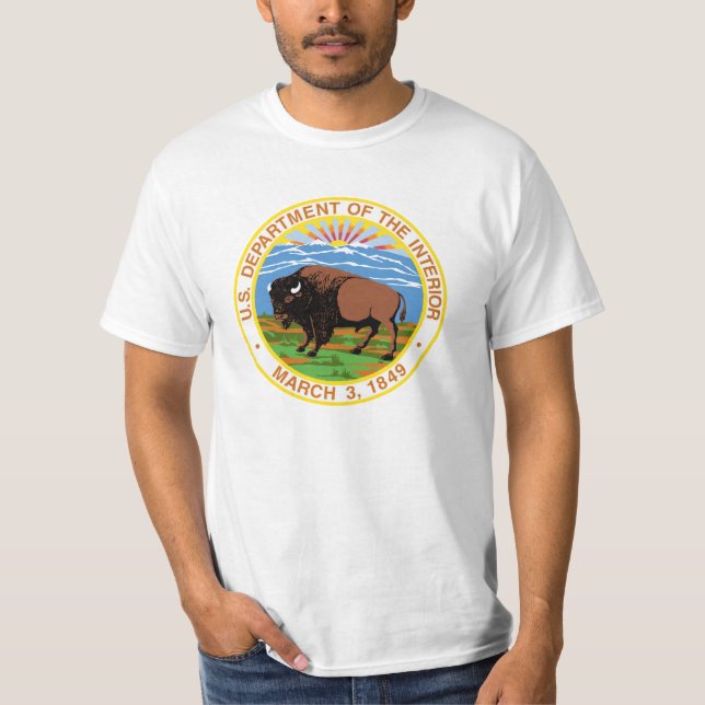 department of interior t shirt (Framsida)