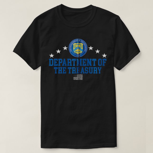 Department of the Treasury USDT Zip T Shirt (Design framsida)