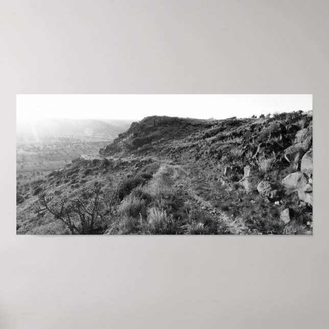 Departting Black Mesa Plateau (Färg avsaltad) Poster (Framsidan)