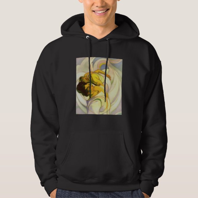 Departure To Another World Abstract Hoodie (Framsida)
