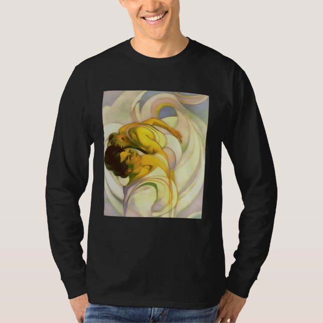 Departure To Another World Abstract T Shirt (Framsida)