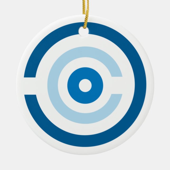 DePaul stads- utforskareprydnad Julgransprydnad Keramik (Framsidan)