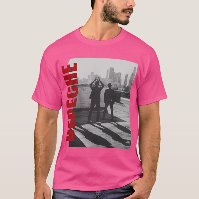 Depeche Mode Depeche Mode Retroestetisk Fläktkonst T Shirt (Framsida)