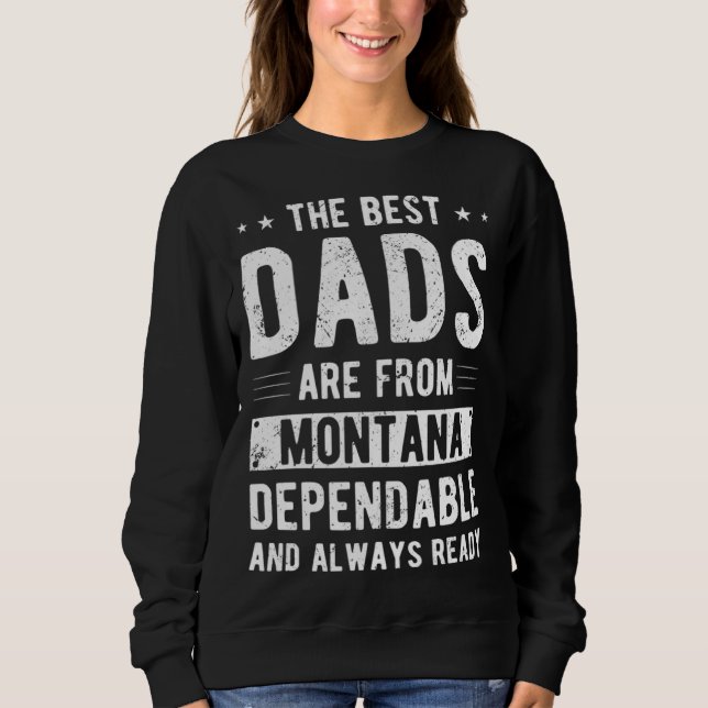 Dependable Dad from Montana T Shirt (Framsida)