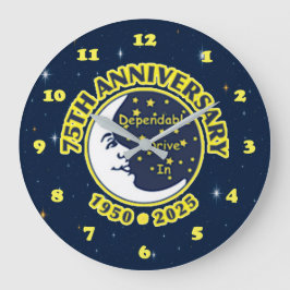 Dependable Drive In 75th Anniversary Clock Stor Klocka