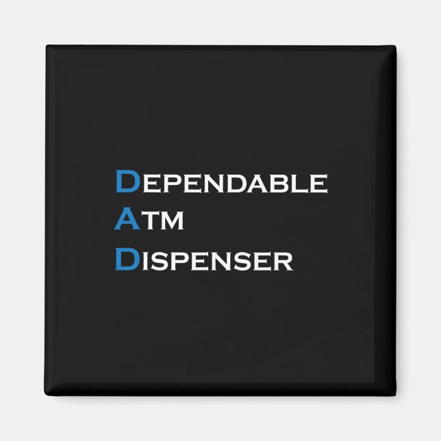Dependator Atm Dispenser Far Money Giver Far Magnet (Framsidan)
