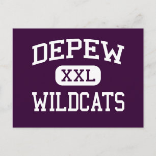 Depew - Wildcat - High School - Depew New York Vykort