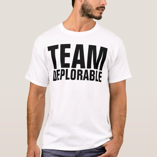 DEPLORABLA, TRUMP T-shirts (Framsida)