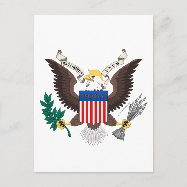 Deploribus Unum! Vykort (Framsida)