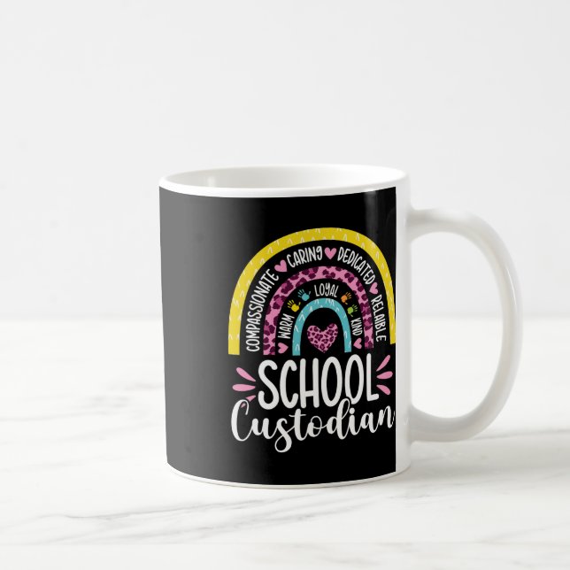Depodian Battery Life School Janitor Rainbow Kaffemugg (Höger)
