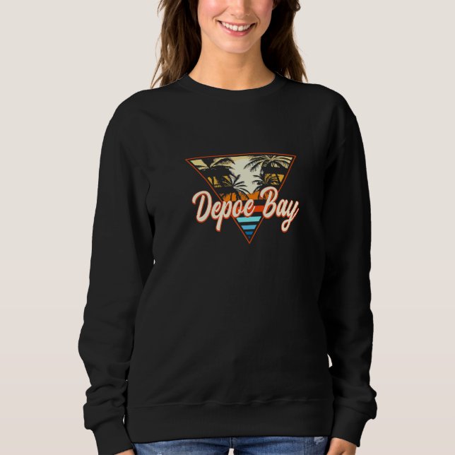Depoe Bay Oregon Beach eller Beach Bum Lincoln, so T Shirt (Framsida)