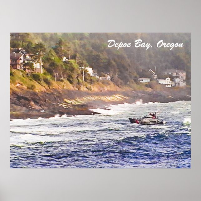Depoe Bay, Oregon Poster (Framsidan)