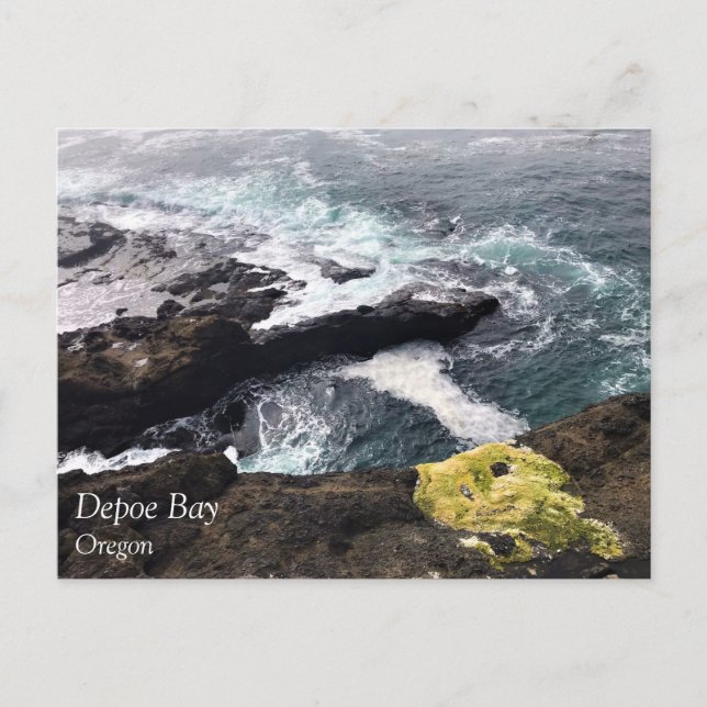 Depoe Bay, Oregon Vykort (Framsida)