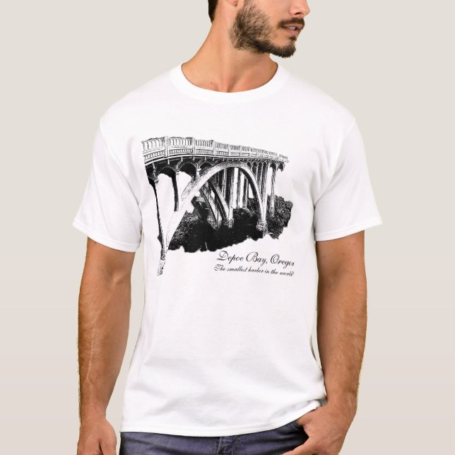 Depoe fjärdOregon T-tröja T Shirt (Framsida)