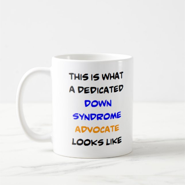 Deponera syndrome advocate, dedikerad kaffemugg (Vänster)