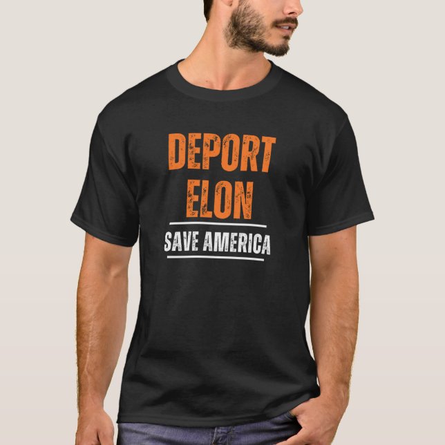 Deport Elon T shirt (Framsida)