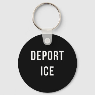 Deport Ice T Shirt - Protest mot invandringsaktivi Nyckelring
