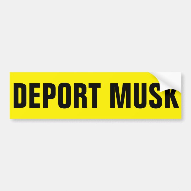 DEPORT MUSK BILDEKAL (Framsidan)