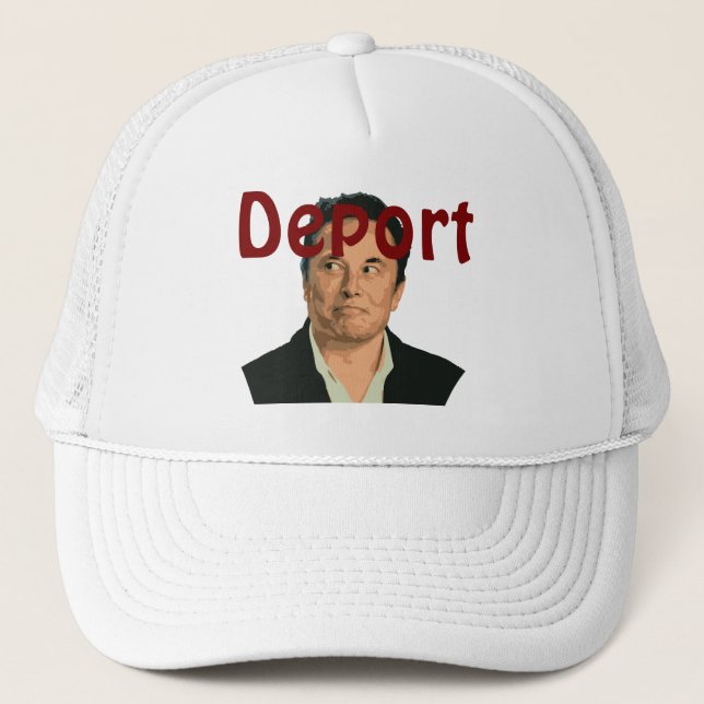 Deport Musk Truckerkeps (Framsida)