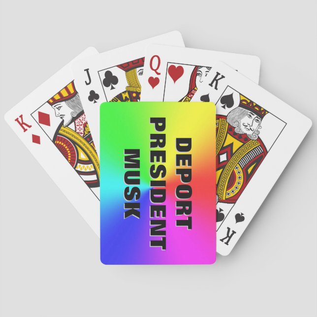 DEPORT PRESIDENT MUSK CASINOKORT (Baksidan)