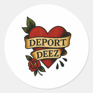 Deportation Deportation Deports Ice Protest Immigr Runt Klistermärke