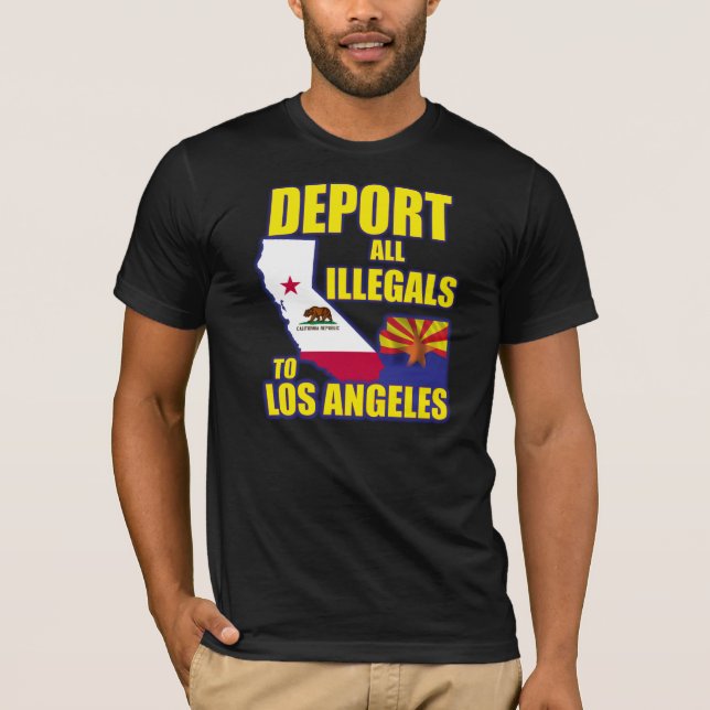 Deportera alla Illegals till Los Angeles Tröja (Framsida)