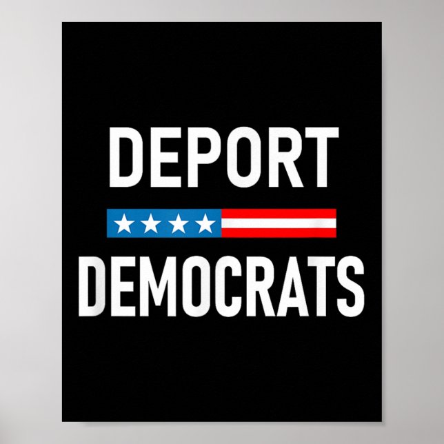 Deportera demokrater  poster (Framsidan)