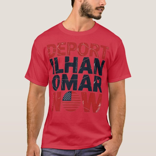 DEPORTERA ILHAN OMAR NU-Photoroom T Shirt (Framsida)
