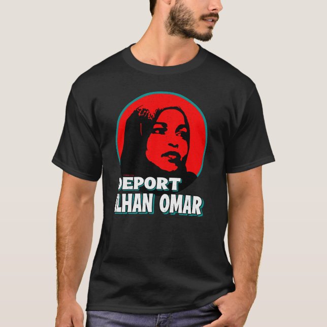 DEPORTERA ILHAN OMAR T SHIRT (Framsida)